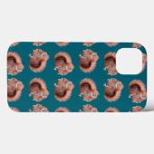 Étui iPad Red Squirrel Frenzy (Verso (horizontal))
