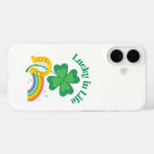 Étui iPhone16 spécial St Patricks Day Chanceux dan (Verso (horizontal))