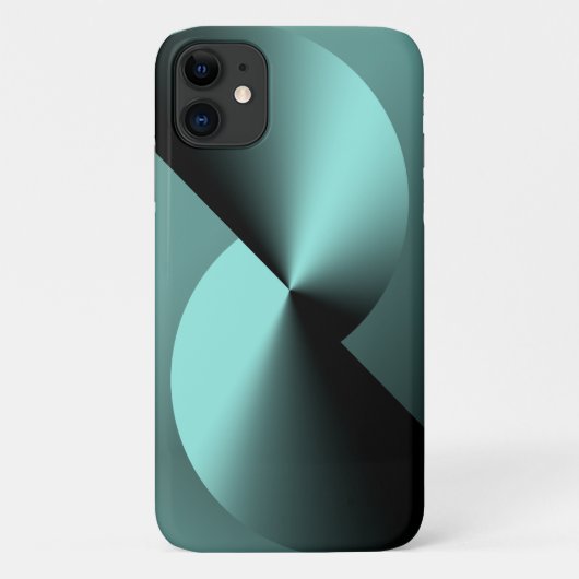 Étui iPhone 11 géométrique abstrait (Dos)