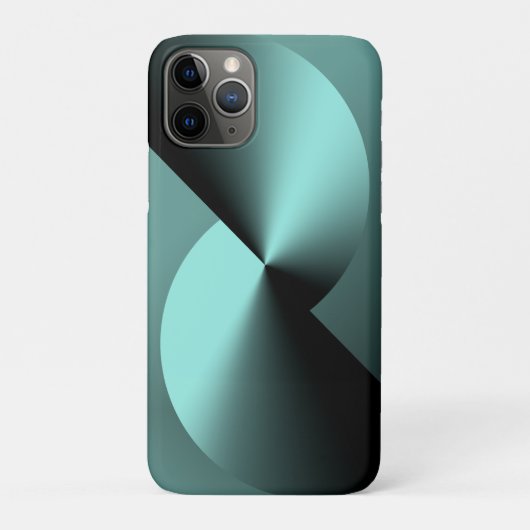 Étui iPhone 11 Pro à géométrie abstraite (Dos)