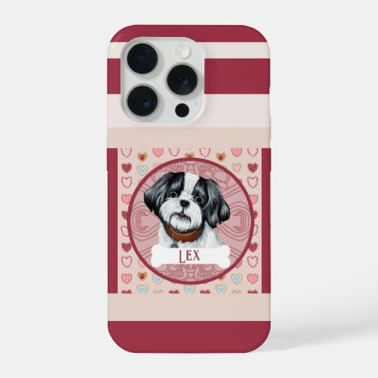 Étui iPhone 11 Pro Cœur de la Saint-Valentin Lhasa (Verso)