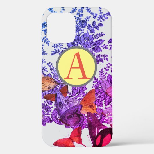 ÉTUI IPHONE 12 CASE MATE PERSONNALISÉ AVEC INITIAL (Verso)