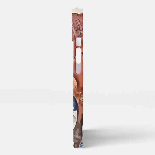 Etui iPhone 13 ケイメイ牧場 トントントントロちゃん 「足上げwith筋肉」 (Côté gauche)