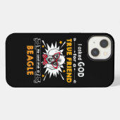 Etui iPhone 13 18 Demandé Dieu Véritable Ami Un Beagle (Verso Horizontal)