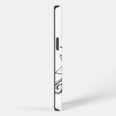 Etui iPhone 13 3 Fleurs (Côté droit)