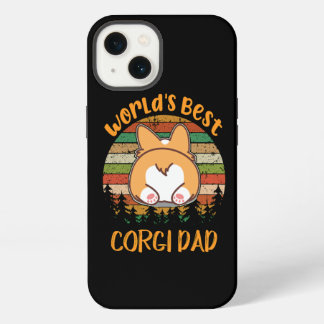 Etui iPhone 13 5 Meilleur Corgi Papa du monde