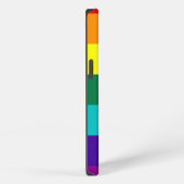 Etui iPhone 13 7 bandes Rainbow Pride (Côté droit)