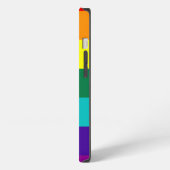 Etui iPhone 13 7 bandes Rainbow Pride (Côté gauche)