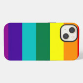 Etui iPhone 13 7 bandes Rainbow Pride (Verso Horizontal)