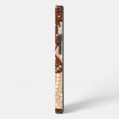 Etui iPhone 13 Aboriginal kangaroo dot painting (Côté gauche)