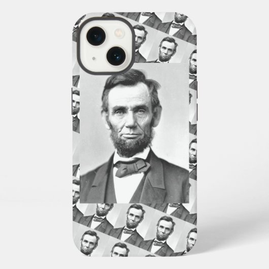 Etui iPhone 13 Abraham Lincoln (Verso)