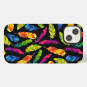 Etui iPhone 13 Abstract colorful feather explosion (Verso Horizontal)