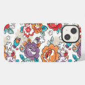 Etui iPhone 13 Abstract Elegance floral pattern 5 (Verso Horizontal)