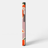 Etui iPhone 13 Abstraction Feuillue (Côté gauche)