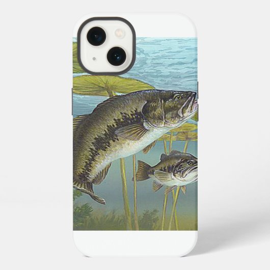 Etui iPhone 13 Achigan à grande bouche (Verso)