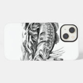 Etui iPhone 13 Achigan à grande bouche (Verso Horizontal)