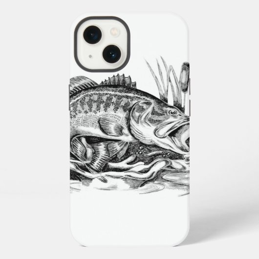 Etui iPhone 13 Achigan à grande bouche (Verso)