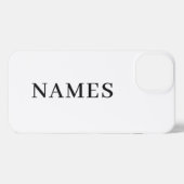 Etui iPhone 13 Add Your Name (Verso Horizontal)