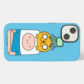 Etui iPhone 13 Adventure Time | BMO, Jake et Finn (Verso Horizontal)