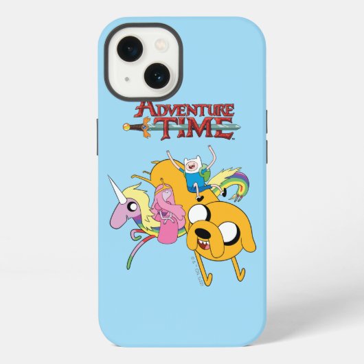 Etui iPhone 13 Adventure Time | Lady, Bubblegum, Finn, & Jake (Verso)