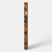 Etui iPhone 13 African Elephant & Rustic Arrière - plan (Côté gauche)