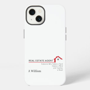 Etui iPhone 13 Agent immobilier Quelqu'un qui prend la main