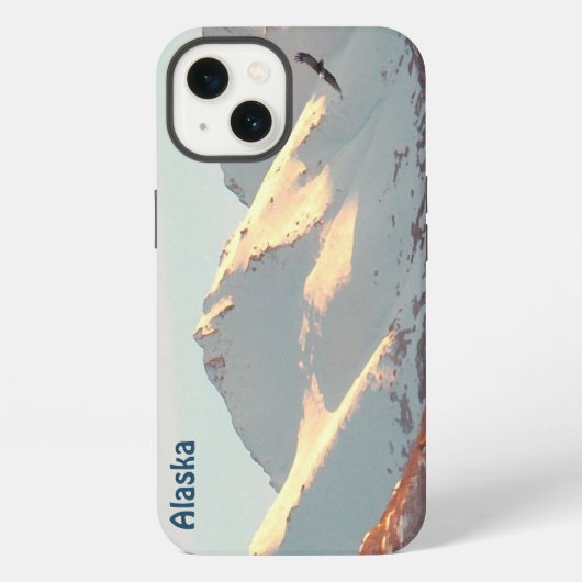 Etui iPhone 13 Aigle d'hiver (Verso)