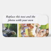 Etui iPhone 13 Ajouter votre propre texte et photos (Verso Horizontal)