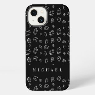 Etui iPhone 13 Ajoutez votre nom Geometric Gems