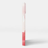 Etui iPhone 13 alcool rose encre or girly (Côté droit)