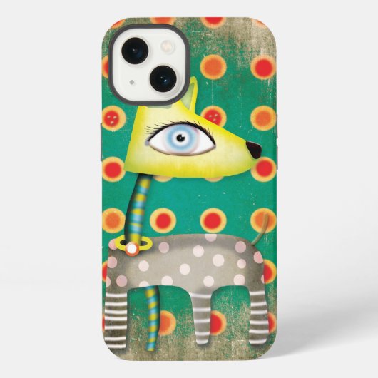 Etui iPhone 13 Alebrije de chien (Verso)