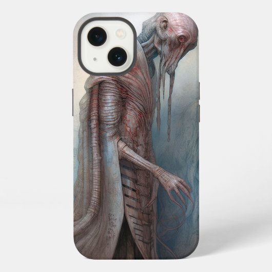 Etui iPhone 13 Alien Créature Science Fiction (Verso)