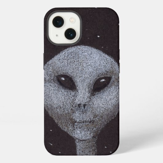 Etui iPhone 13 Alien Gris (Verso)