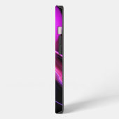Etui iPhone 13 ALIEN PEARL MONOGRAM PinkPurple Fractals (Côté gauche)