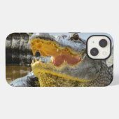 Etui iPhone 13 Alligator. Face à face (Verso Horizontal)