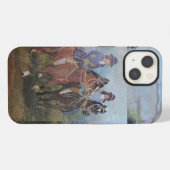 Etui iPhone 13 allons chasser le renard (Verso Horizontal)