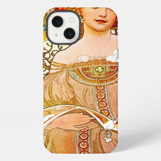 Etui iPhone 13 Alphonse Mucha Dreaming (Verso)