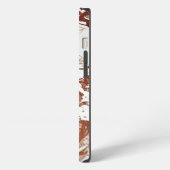 Etui iPhone 13 Alphonse Mucha - Hiver Blanc (Côté gauche)