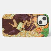 Etui iPhone 13 Alphonse Mucha Prince et Dragon (Verso Horizontal)