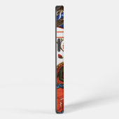 ETUI iPhone 13 AMOUR ÉTERNEL PARCHEMIN MONOGRAMME (Côté droit)