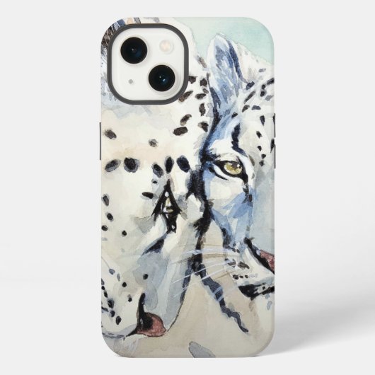 Etui iPhone 13 Amour tigre (Verso)