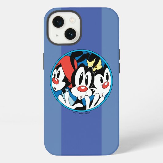 Etui iPhone 13 Animaniacs | Warner Siblings Circle Graphic (Verso)