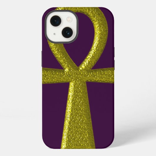 Etui iPhone 13 Ankh Or Fancy (Verso)