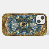 Etui iPhone 13 Aprallet Baxter Monogramme Victorien (Verso Horizontal)