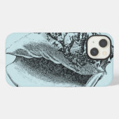 Etui iPhone 13 Aqua Conch Shell (Verso Horizontal)