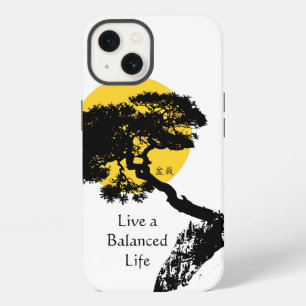 Etui iPhone 13 Arbre Bonsaï Vivre une Vie Équilibrée