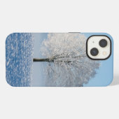 Etui iPhone 13 Arbre d'hiver (Verso Horizontal)