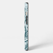 Etui iPhone 13 Arbre turquoise (Côté gauche)