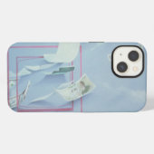 Etui iPhone 13 Argent exécutif I (Verso Horizontal)