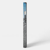 Etui iPhone 13 Argent Pailleté (Côté gauche)